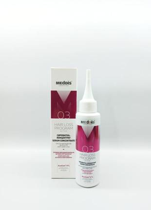 Сироватка проти випадіння волосся meddis hair loss program active serum, 100 мл