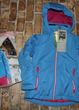 Новая куртка термо лыжная деми девочке 5 - 6 лет crane