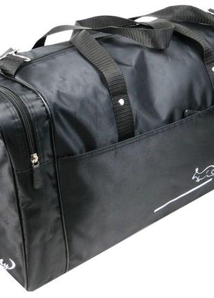 Чорна практична дорожная універсальна сумка унісекс3 фото