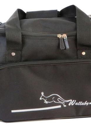 Чорна практична універсальна спортивно дорожня сумка унісекс3 фото