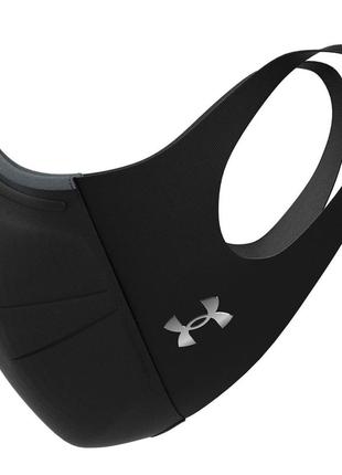 Under armour ua sportsmask featherweight 1372228 001 спортивна маска чорна оригінал унісекс5 фото