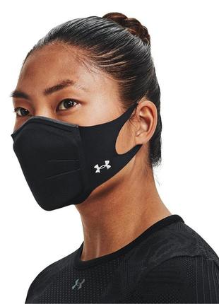 Under armour ua sportsmask featherweight 1372228 001 спортивна маска чорна оригінал унісекс7 фото