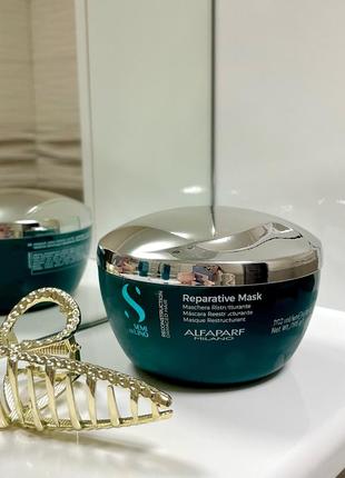 Alfaparf milano semi di lino cream kleral 500 ml reconstruction reparative маска для пошкодженого волосся