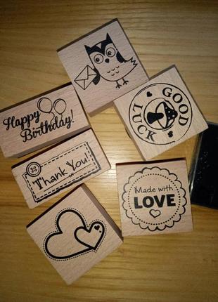 Набір штампів crelando 7 pieces stamp set