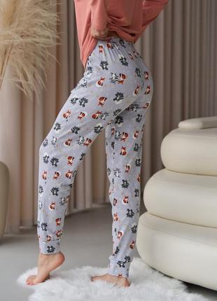 Новорічна жіноча піжама s, m, l, xl6 фото