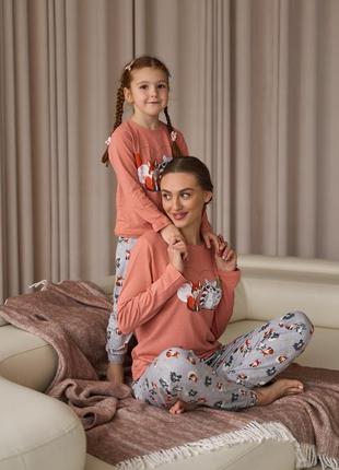 Новорічна жіноча піжама s, m, l, xl7 фото