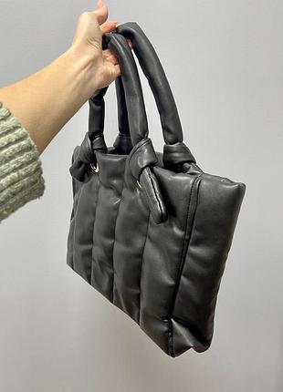 Сумка guess puffer black 3