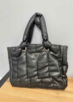 Сумка guess puffer black 4