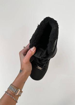 Зимние кроссовки high black (хутро) 5