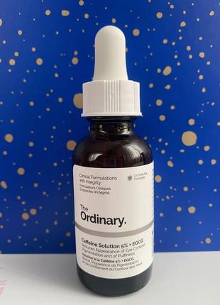 The ordinary caffeine solution 5 egcg