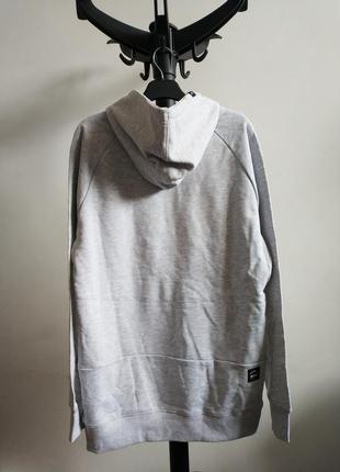 Толстовка худи унисекс dope plain hood grey швеция оригинал2 фото