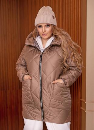 Стильна жіноча зимова куртка 2 кольори