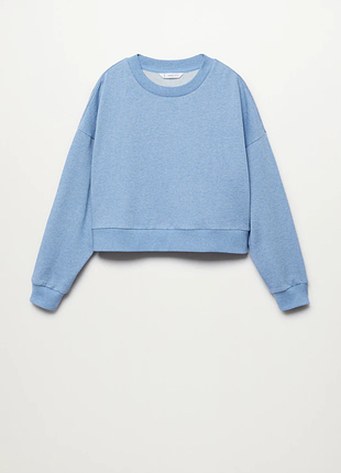 Світшот, кофта, синій, блакитний, манго, mango 4