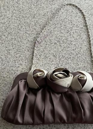 Гарна сумочка- клатч  з тканини на 1 ручку