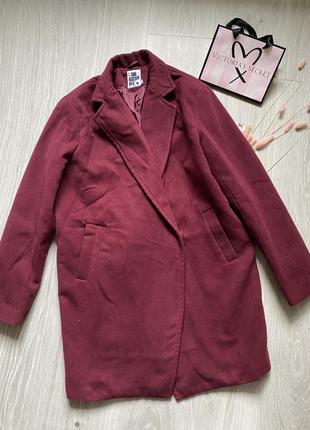 Шерстяное пальто asos