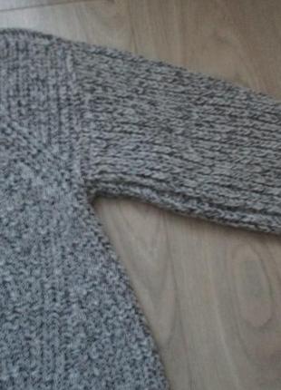Теплый свитер крупной вязки размер 12-144 фото