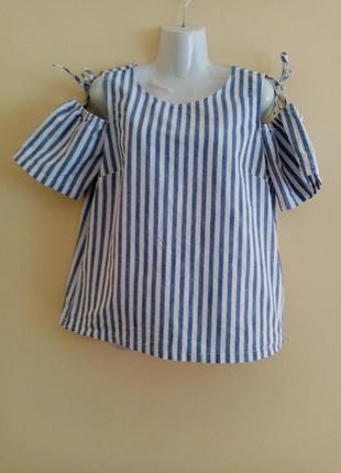 Красива блуза льон