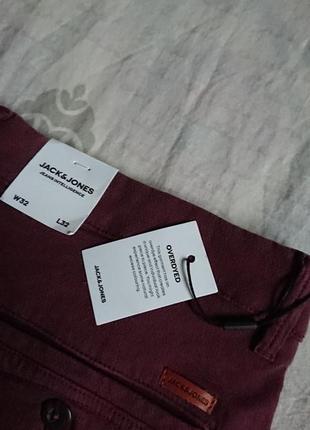 Брендові фірмові теплі стрейчеві демісезонні зимові брюки jack&jones,нові з бірками,розмір 32/32.7 фото
