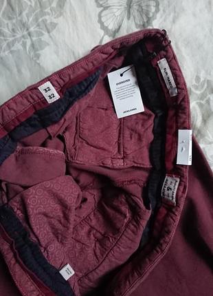 Брендові фірмові теплі стрейчеві демісезонні зимові брюки jack&jones,нові з бірками,розмір 32/32.8 фото