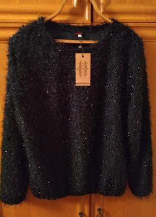 Пушистый полувер