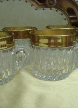 Шикарные стаканы - бокалы набор 6 шт германия №658 )1 фото