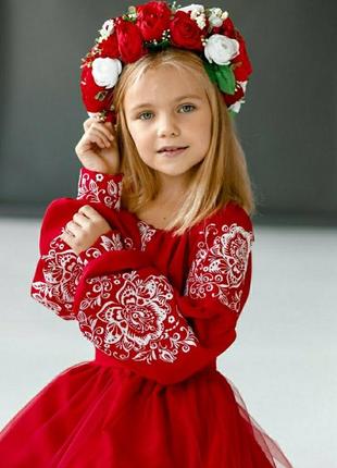 Вишивана сукня. вишита сукня для дівчинки 3