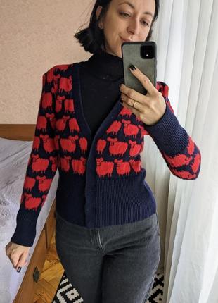 Final sale до -70% 🔥 стильный женский шерстяной короткий кардиган coercion