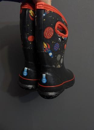 Дитяче термовзуття черевики гумаки резинові bogs 263 фото