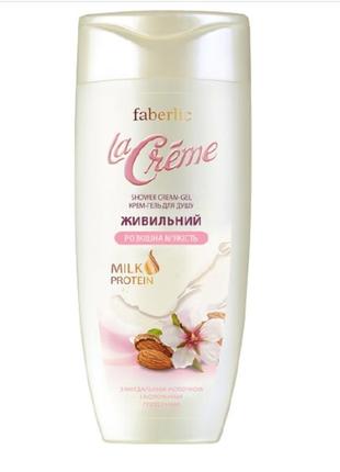 Крем-гель для душу поживний «розкішна м'якість» 8391 la creme1 фото