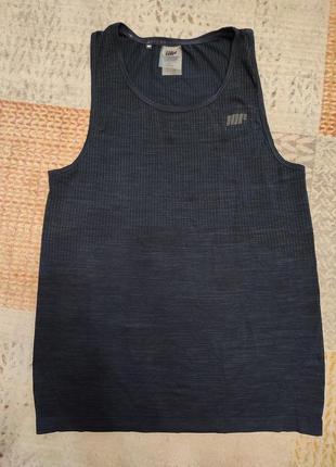 Спортивная бесшовная зональная майка футболка my protein