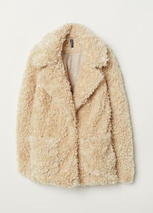 Шуба, шуба из искусственного меха, тедди шуба h&m