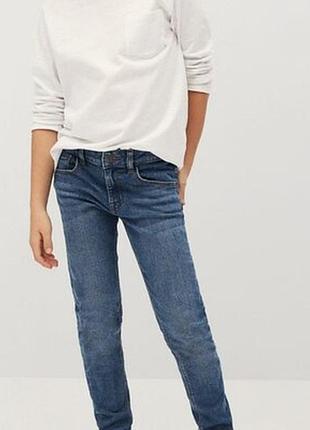 Mango comfy джинси на хлопковій підкладці утепленні скінні на стрункого підростка