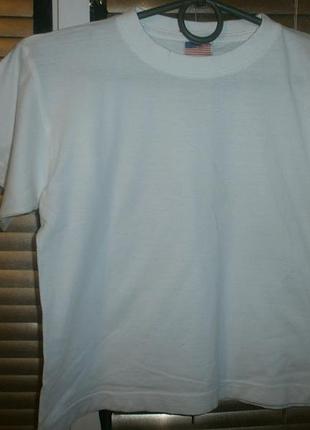 Белая біла спортивна футболка 116 см 6 лет років