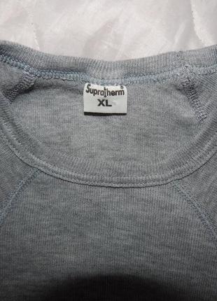 Термобелье нательное мужское (футболка (лонгслив)) supratherm р.50-52 005nbms (только в указанном размере,6 фото