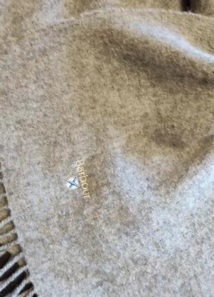 Шерстяной шарф barbour 7