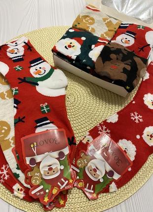 Носки новогодние, подарочный набор2 фото