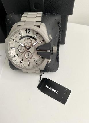 Diesel mega chief chronograph watch dz4501 чоловічий брендовий наручний годинник хронограф дізель оригінал на подарунок чоловіку подарунок хлопцю8 фото