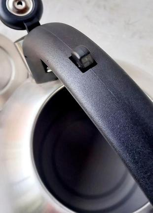 Чайник из нержавеющей стали со свистком zauberg "zb-007/3" (3л)