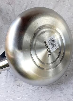 Чайник из нержавеющей стали со свистком zauberg "zb-007/3" (3л)