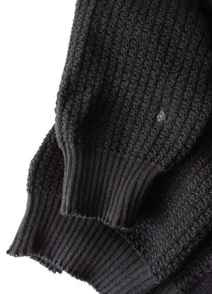 Р 18-20 / 52-54-56 базовая теплая вязаная черная кофта на пуговицах шерсть акрил8 фото