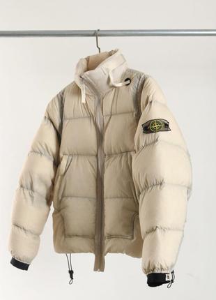 Винтажный пуховик stone island