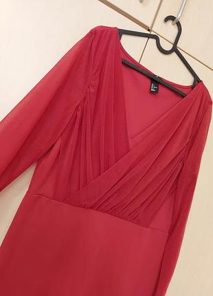Шикарное эластичное платье h&m р.50-52 2