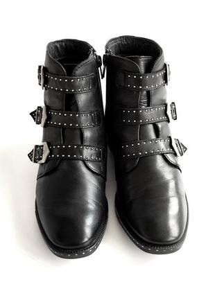 ♥️1+1=3♥️ 5th avenue женские кожаные ботинки на флисе3 фото