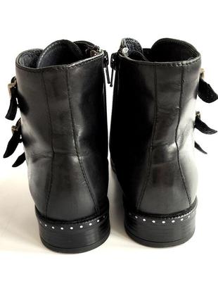 ♥️1+1=3♥️ 5th avenue женские кожаные ботинки на флисе5 фото