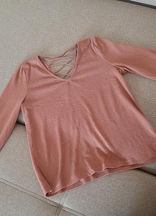 Джемпер пуловер оригінальний красивий 3/4 рукав