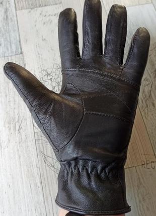 Кожаные женские перчатки из мягчайшей кожи6 фото