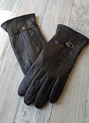 Кожаные женские перчатки из мягчайшей кожи