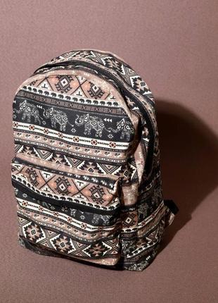 Рюкзак текстильний, орнамент1 фото