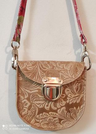 Сумка жіноча авторська,шкіряна