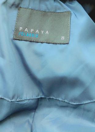 Куртка демисезонная стеганая нежно голубая большой размер9 фото